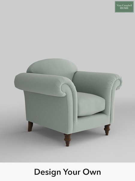 Moore/Aqua Blue Lamont By Nina Campbell (W46628) | £1,075