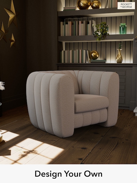 Studio Stripe Velvet/Sand and Black The Bowie By Rockett St George (W46674) | £799