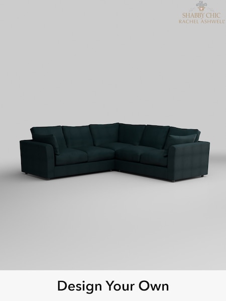 Vintage Velvet/Dark Teal Bradly By Shabby Chic By Rachel Ashwell (W46682) | £2,899