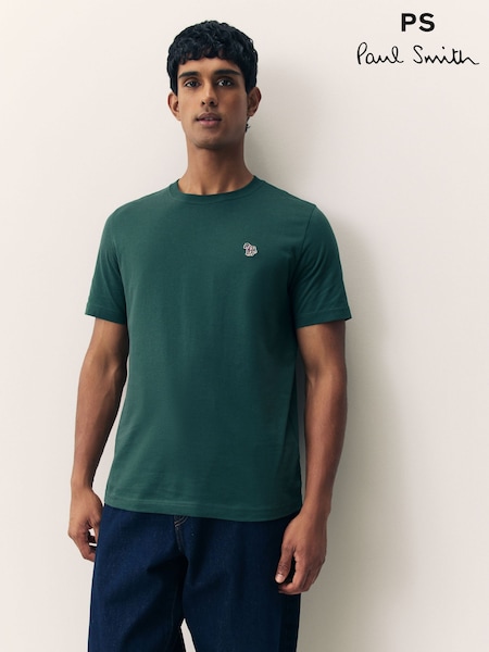 PS Paul Smith Regular Fit Green Logo T-Shirt (W46716) | £65