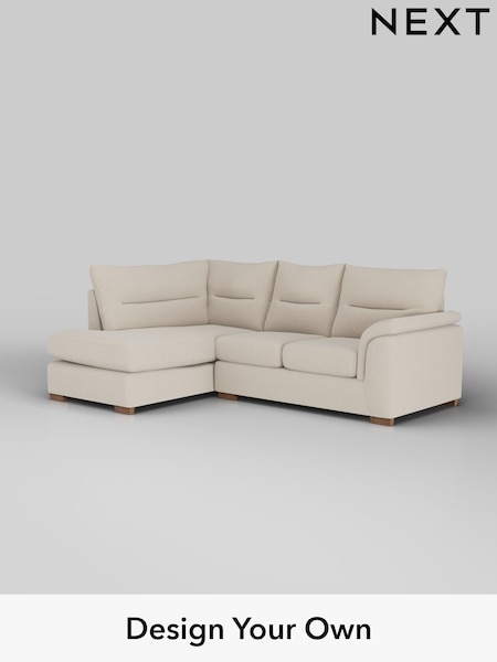 Tweedy Blend Easy Clean/Oyster Hayden Highback (W46719) | £1,725