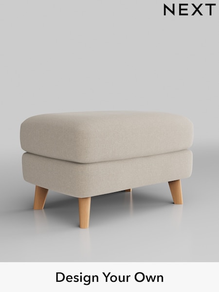 Tweedy Blend Easy Clean/Oyster Parker Buttoned Back (W46728) | £375