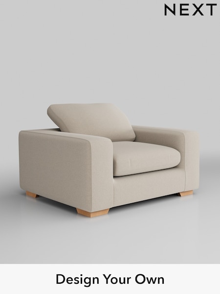 Tweedy Blend Easy Clean/Oyster N Premium The Snuggle Grand (W46730) | £1,299