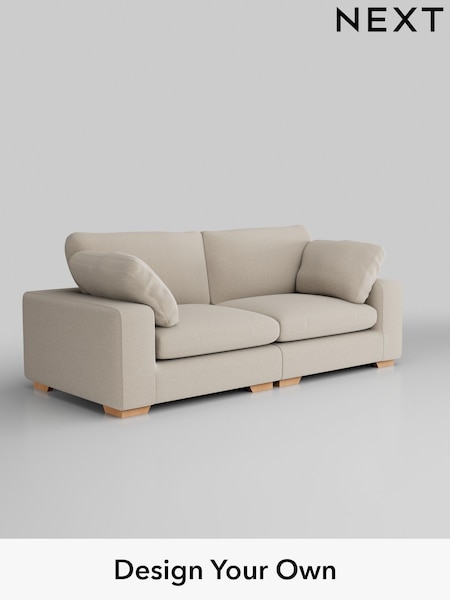 Tweedy Blend Easy Clean/Oyster N Premium The Snuggle Grand (W46730) | £1,799