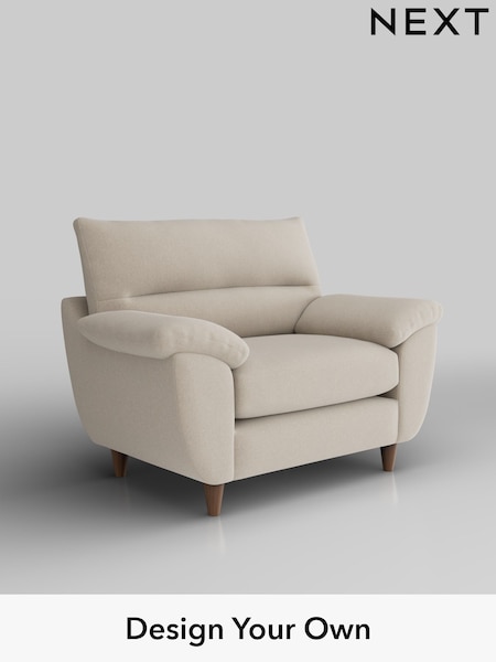 Tweedy Blend Easy Clean/Oyster Elliot Highback (W46731) | £675