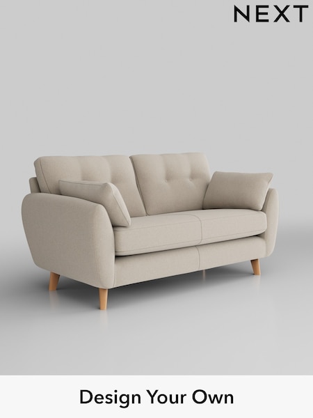 Tweedy Blend Easy Clean/Oyster Wilson Buttoned Back (W46732) | £850