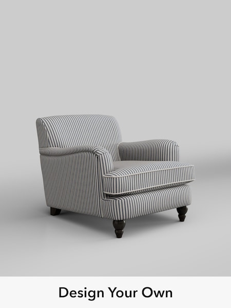Chenille Stripe/Slate Blue Lilly Ii (W46751) | £650