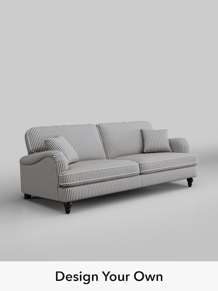 Chenille Stripe/Slate Blue Lilly Ii (W46751) | £1,150