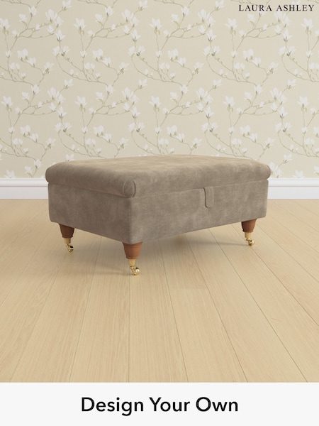 Alwyn Velvet/Truffle Natural Beverley By Laura Ashley (W46782) | £525