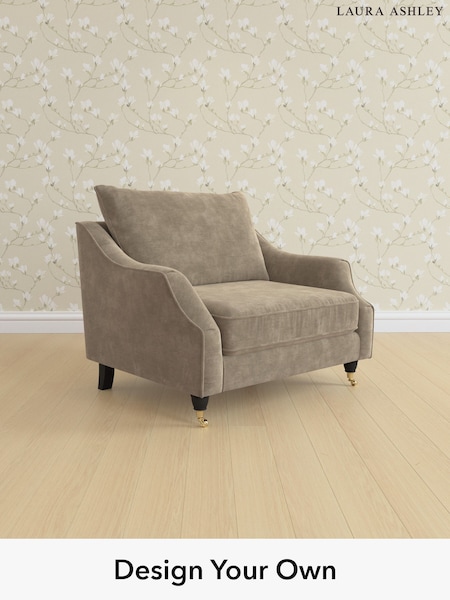 Alwyn Velvet/Truffle Natural Beverley By Laura Ashley (W46782) | £1,000