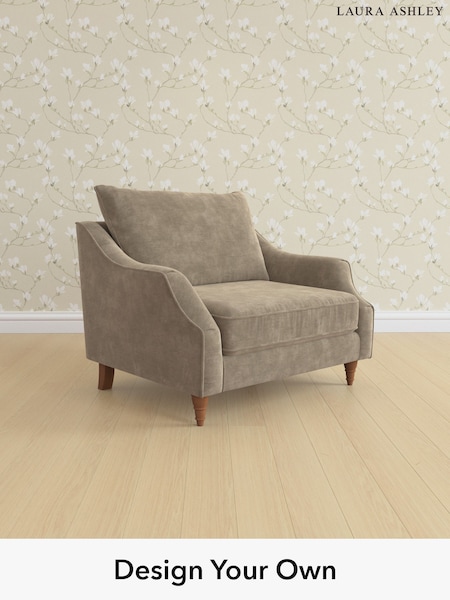Alwyn Velvet/Truffle Natural Beverley By Laura Ashley (W46782) | £1,000