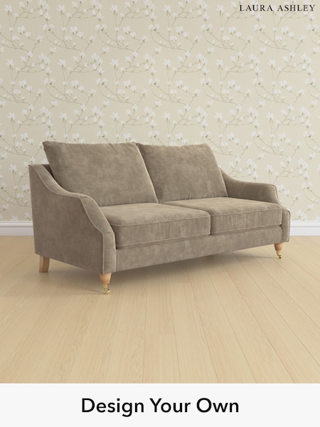Alwyn Velvet/Truffle Natural Beverley By Laura Ashley (W46782) | £1,425