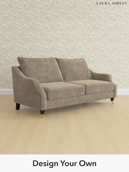 Alwyn Velvet/Truffle Natural Beverley By Laura Ashley (W46782) | £1,425