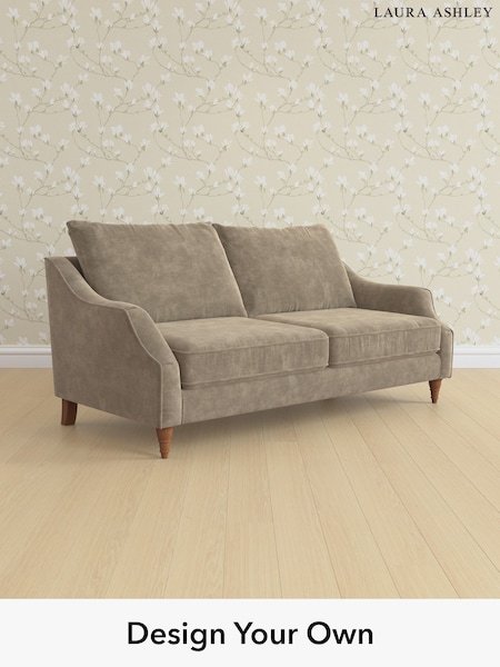 Alwyn Velvet/Truffle Natural Beverley By Laura Ashley (W46782) | £1,425
