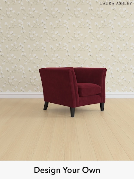 Alwyn Velvet/Burgundy Red Chatsworth By Laura Ashley (W46785) | £900