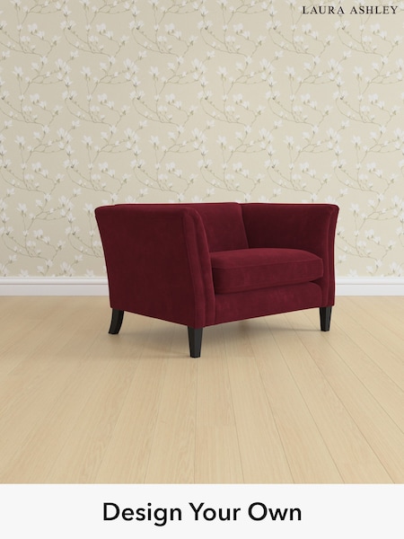 Alwyn Velvet/Burgundy Red Chatsworth By Laura Ashley (W46785) | £1,000