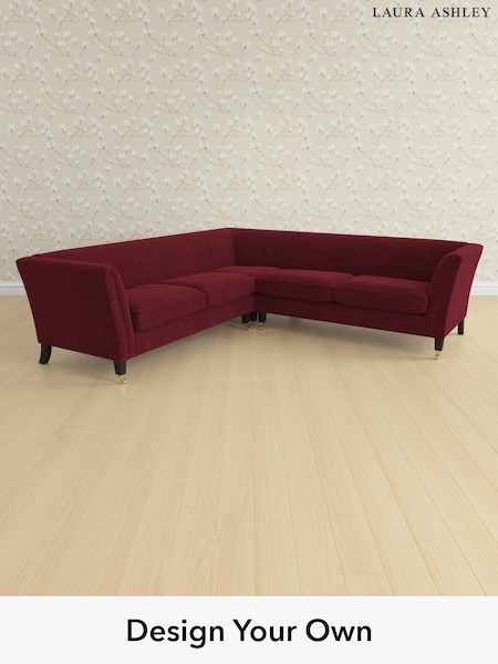Alwyn Velvet/Burgundy Red Chatsworth By Laura Ashley (W46785) | £2,725