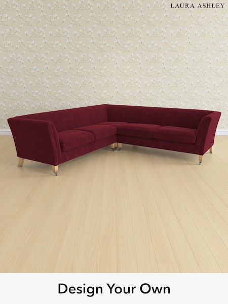 Alwyn Velvet/Burgundy Red Chatsworth By Laura Ashley (W46785) | £2,725