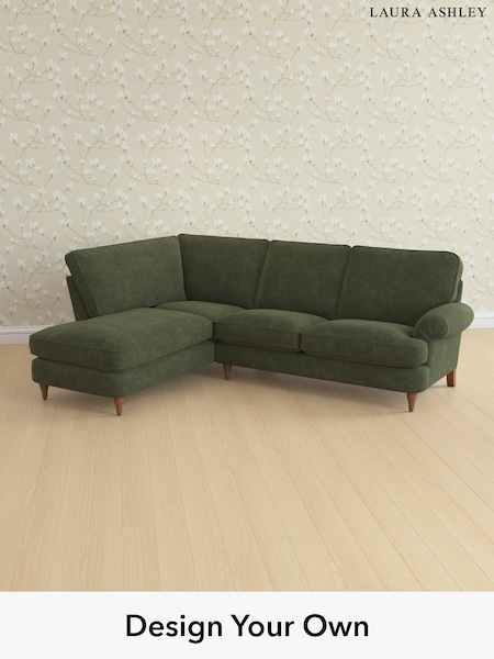 Alwyn Velvet/Ivy Green Beaumaris By Laura Ashley (W46787) | £2,350