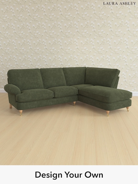 Alwyn Velvet/Ivy Green Beaumaris By Laura Ashley (W46787) | £2,350