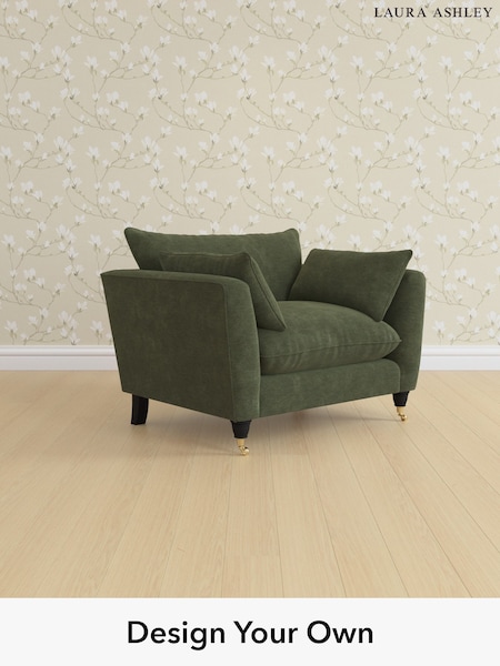 Alwyn Velvet/Ivy Green Casterton By Laura Ashley (W46790) | £1,000