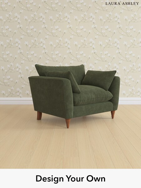 Alwyn Velvet/Ivy Green Casterton By Laura Ashley (W46790) | £1,000
