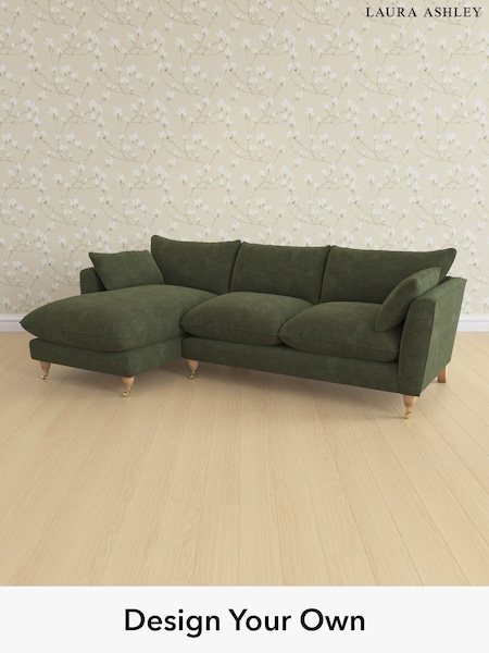 Alwyn Velvet/Ivy Green Casterton By Laura Ashley (W46790) | £2,175