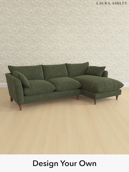 Alwyn Velvet/Ivy Green Casterton By Laura Ashley (W46790) | £2,175