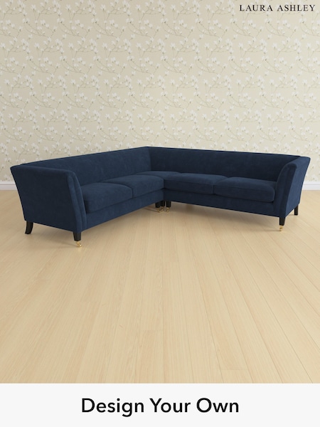 Alwyn Velvet/Midnight Navy Chatsworth By Laura Ashley (W46791) | £2,725