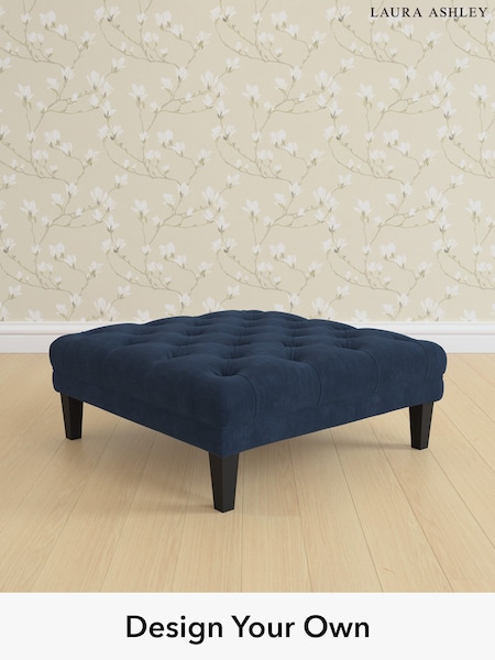 Alwyn Velvet/Midnight Navy Chatsworth Button Back By Laura Ashley (W46793) | £600