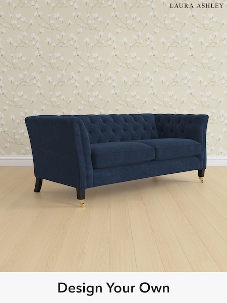 Alwyn Velvet/Midnight Navy Chatsworth Button Back By Laura Ashley (W46793) | £1,425