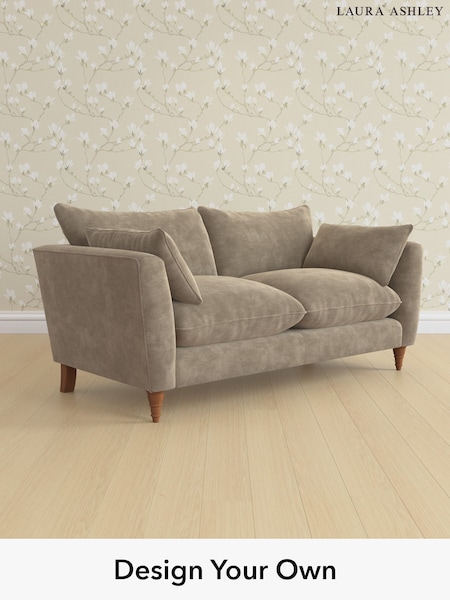 Alwyn Velvet/Truffle Natural Casterton By Laura Ashley (W46794) | £1,325