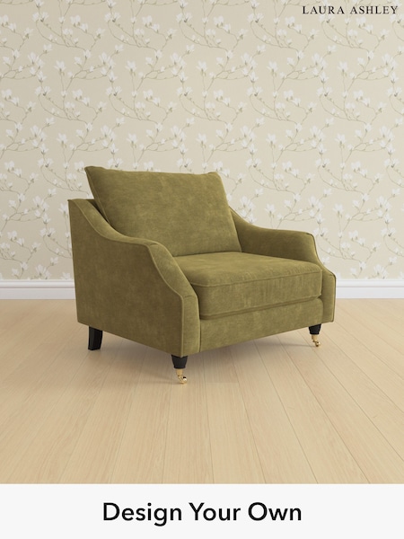 Alwyn Velvet/Olive Green Beverley By Laura Ashley (W46795) | £1,000