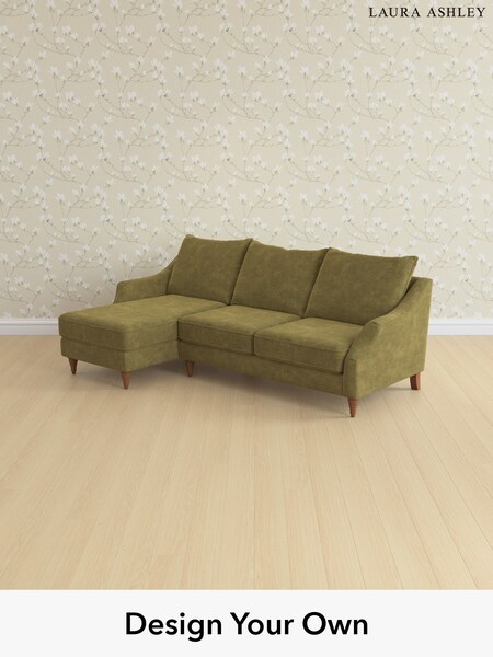 Alwyn Velvet/Olive Green Beverley By Laura Ashley (W46795) | £2,175