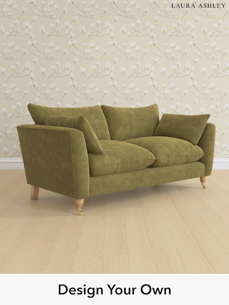 Alwyn Velvet/Olive Green Casterton By Laura Ashley (W46796) | £1,325
