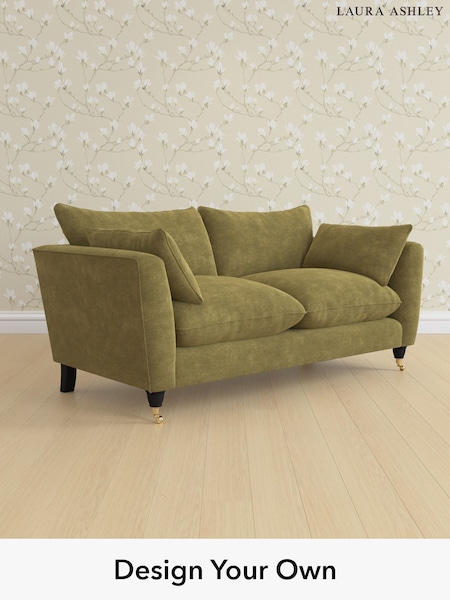 Alwyn Velvet/Olive Green Casterton By Laura Ashley (W46796) | £1,325