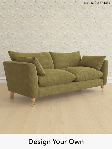 Alwyn Velvet/Olive Green Casterton By Laura Ashley (W46796) | £1,425