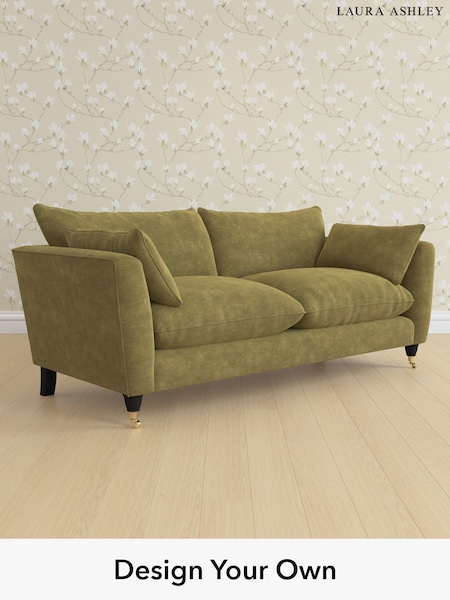 Alwyn Velvet/Olive Green Casterton By Laura Ashley (W46796) | £1,425