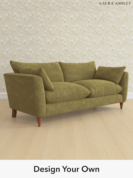 Alwyn Velvet/Olive Green Casterton By Laura Ashley (W46796) | £1,425