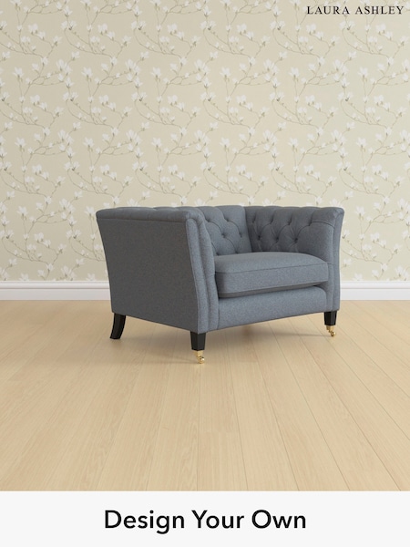 Anneliese/Midnight Navy Chatsworth Button Back By Laura Ashley (W46815) | £1,150