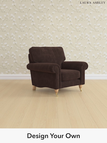 Alwyn Velvet/Chocolate Brown Kingston By Laura Ashley (W46829) | £875