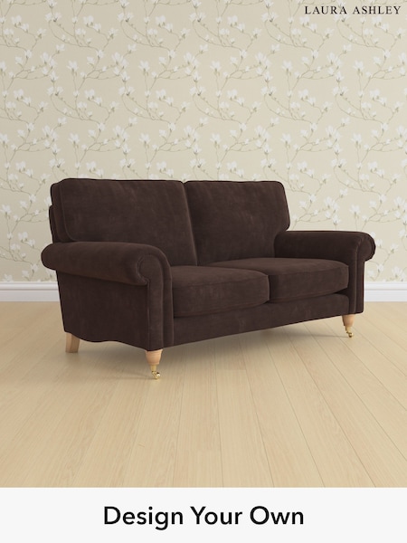 Alwyn Velvet/Chocolate Brown Kingston By Laura Ashley (W46829) | £1,225