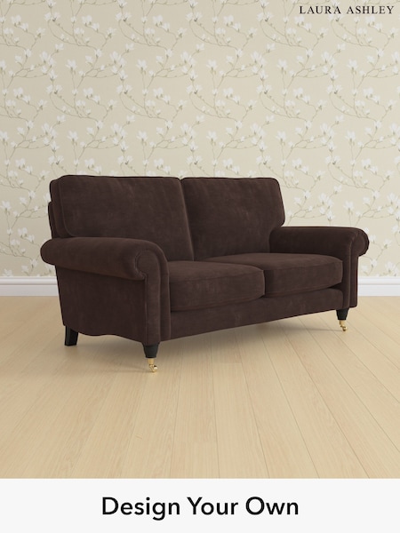 Alwyn Velvet/Chocolate Brown Kingston By Laura Ashley (W46829) | £1,225