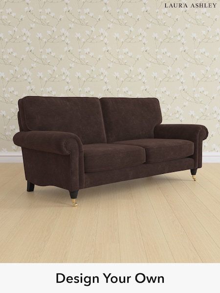 Alwyn Velvet/Chocolate Brown Kingston By Laura Ashley (W46829) | £1,325