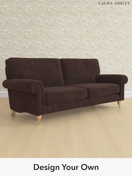 Alwyn Velvet/Chocolate Brown Kingston By Laura Ashley (W46829) | £1,425