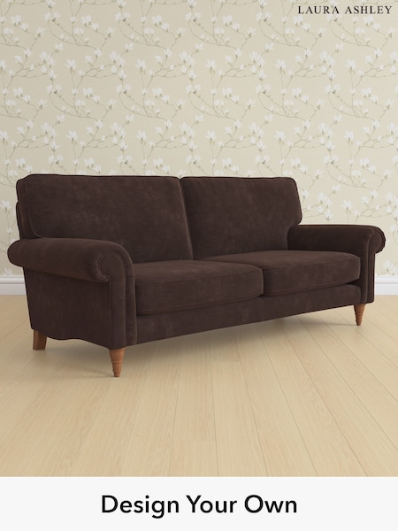 Alwyn Velvet/Chocolate Brown Kingston By Laura Ashley (W46829) | £1,425
