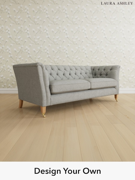 Anneliese/Steel Grey Chatsworth Button Back By Laura Ashley (W46831) | £1,600