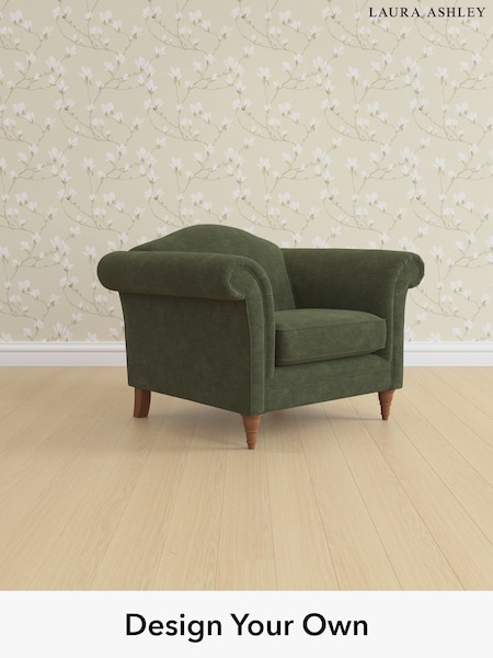 Alwyn Velvet/Ivy Green Gloucester By Laura Ashley (W46832) | £850