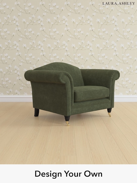 Alwyn Velvet/Ivy Green Gloucester By Laura Ashley (W46832) | £950