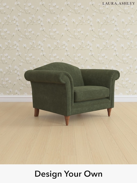 Alwyn Velvet/Ivy Green Gloucester By Laura Ashley (W46832) | £950
